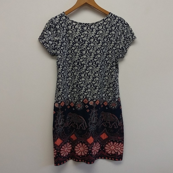 Lucky Brand 100% Cotton Elephant Dress - Picture 9 of 11